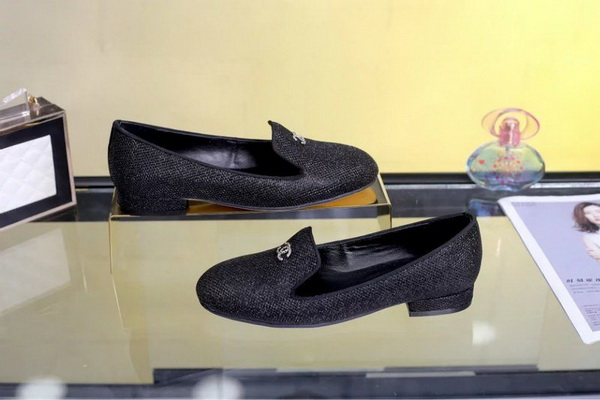 CHANEL Shallow mouth flat shoes Women--037